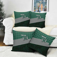 Rainbow Warriors Hawaii Personalized Palaka Pillow Cover - Polynesian Pride