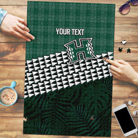 Rainbow Warriors Hawaii Personalized Palaka Puzzle - Polynesian Pride