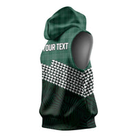 Rainbow Warriors Hawaii Personalized Palaka Sleeveless Hoodie - Polynesian Pride