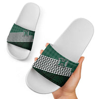 Rainbow Warriors Hawaii Personalized Palaka Slide Sandals - Polynesian Pride