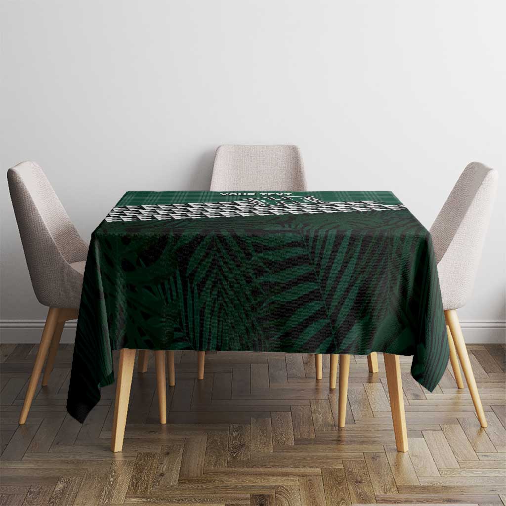 Rainbow Warriors Hawaii Personalized Palaka Tablecloth - Polynesian Pride