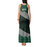 Rainbow Warriors Hawaii Personalized Palaka Tank Maxi Dress - Polynesian Pride