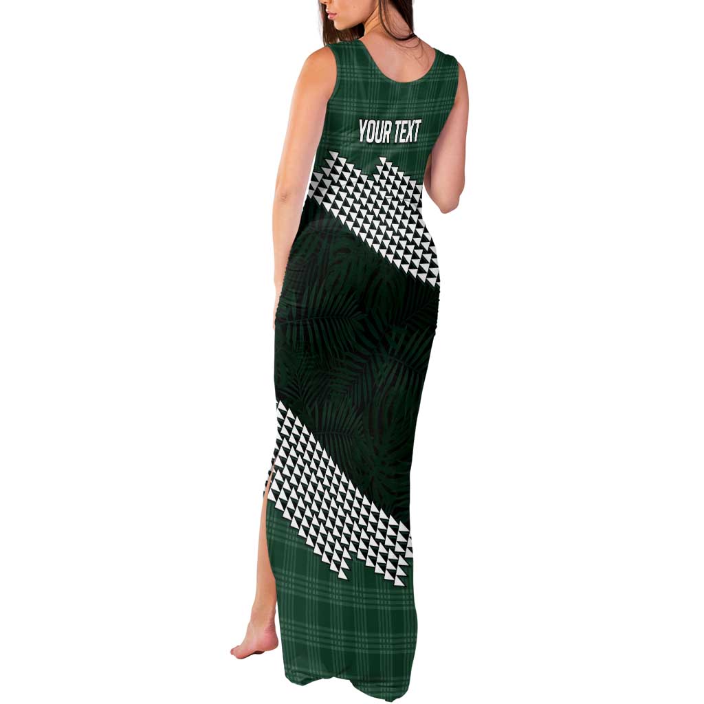 Rainbow Warriors Hawaii Personalized Palaka Tank Maxi Dress - Polynesian Pride