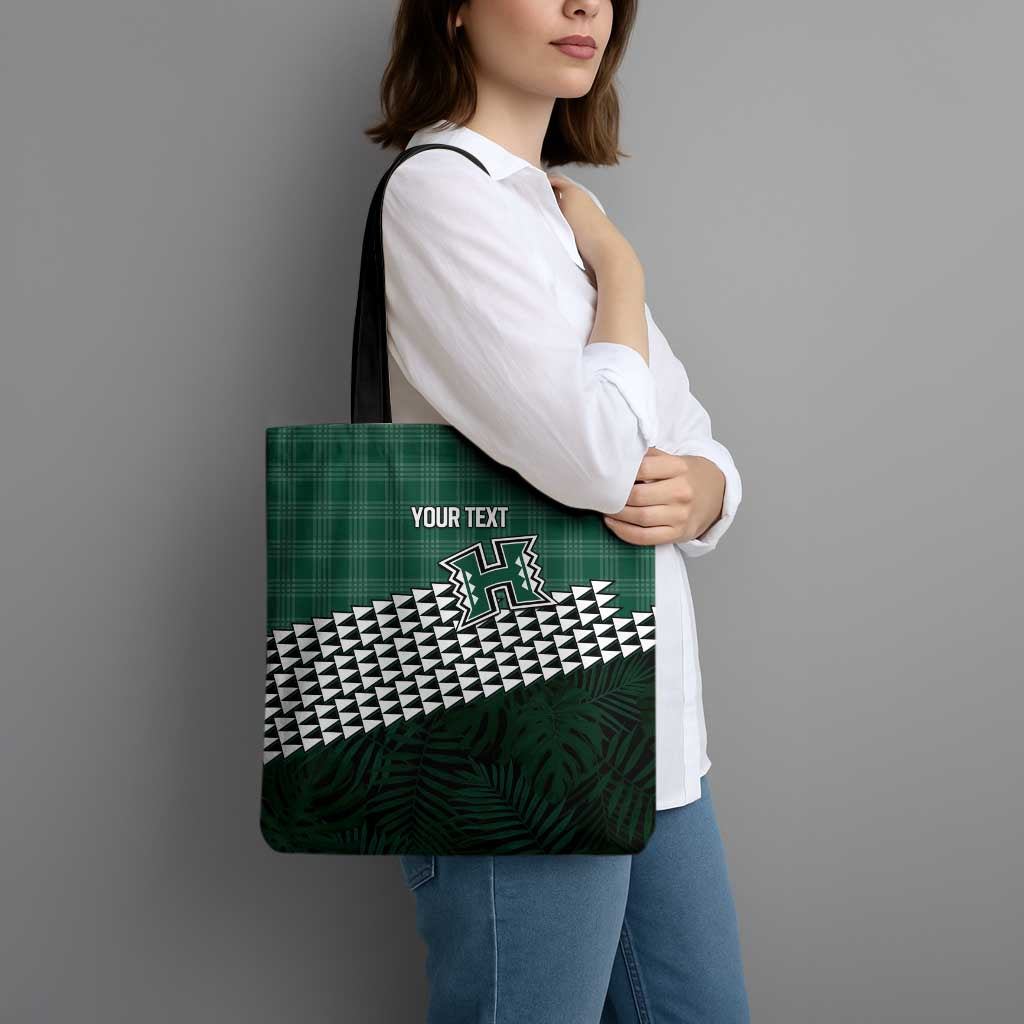 Rainbow Warriors Hawaii Personalized Palaka Tote Bag - Polynesian Pride