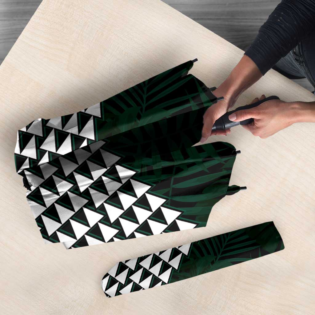 Rainbow Warriors Hawaii Personalized Palaka Umbrella - Polynesian Pride