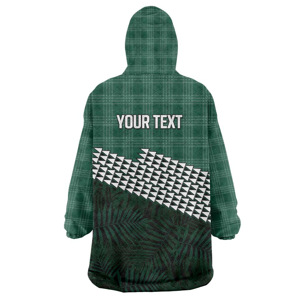 Rainbow Warriors Hawaii Personalized Palaka Wearable Blanket Hoodie - Polynesian Pride