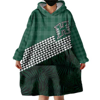 Rainbow Warriors Hawaii Personalized Palaka Wearable Blanket Hoodie - Polynesian Pride