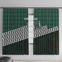 Rainbow Warriors Hawaii Personalized Palaka Window Curtain - Polynesian Pride