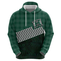 Rainbow Warriors Hawaii Personalized Palaka Zip Hoodie - Polynesian Pride