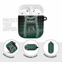 Rainbow Warriors Hawaii Palaka AirPods Case Maile Lei - Polynesian Pride