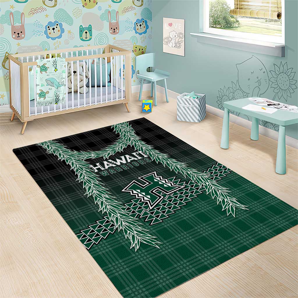 Rainbow Warriors Hawaii Palaka Area Rug Maile Lei - Polynesian Pride