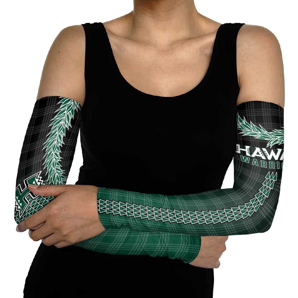 Rainbow Warriors Hawaii Palaka Arm Sleeves Maile Lei - Polynesian Pride