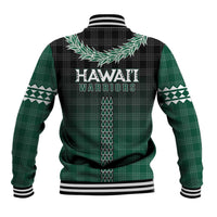 Rainbow Warriors Hawaii Palaka Baseball Jacket Maile Lei - Polynesian Pride
