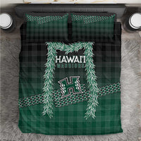 Rainbow Warriors Hawaii Palaka Bedding Set Maile Lei - Polynesian Pride