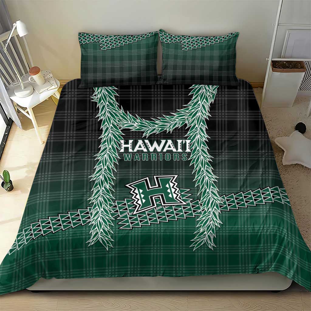 Rainbow Warriors Hawaii Palaka Bedding Set Maile Lei - Polynesian Pride