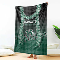 Rainbow Warriors Hawaii Palaka Blanket Maile Lei - Polynesian Pride