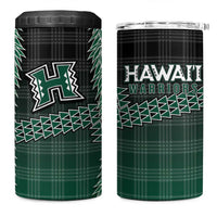 Rainbow Warriors Hawaii Palaka 4 in 1 Can Cooler Tumbler Maile Lei - Polynesian Pride