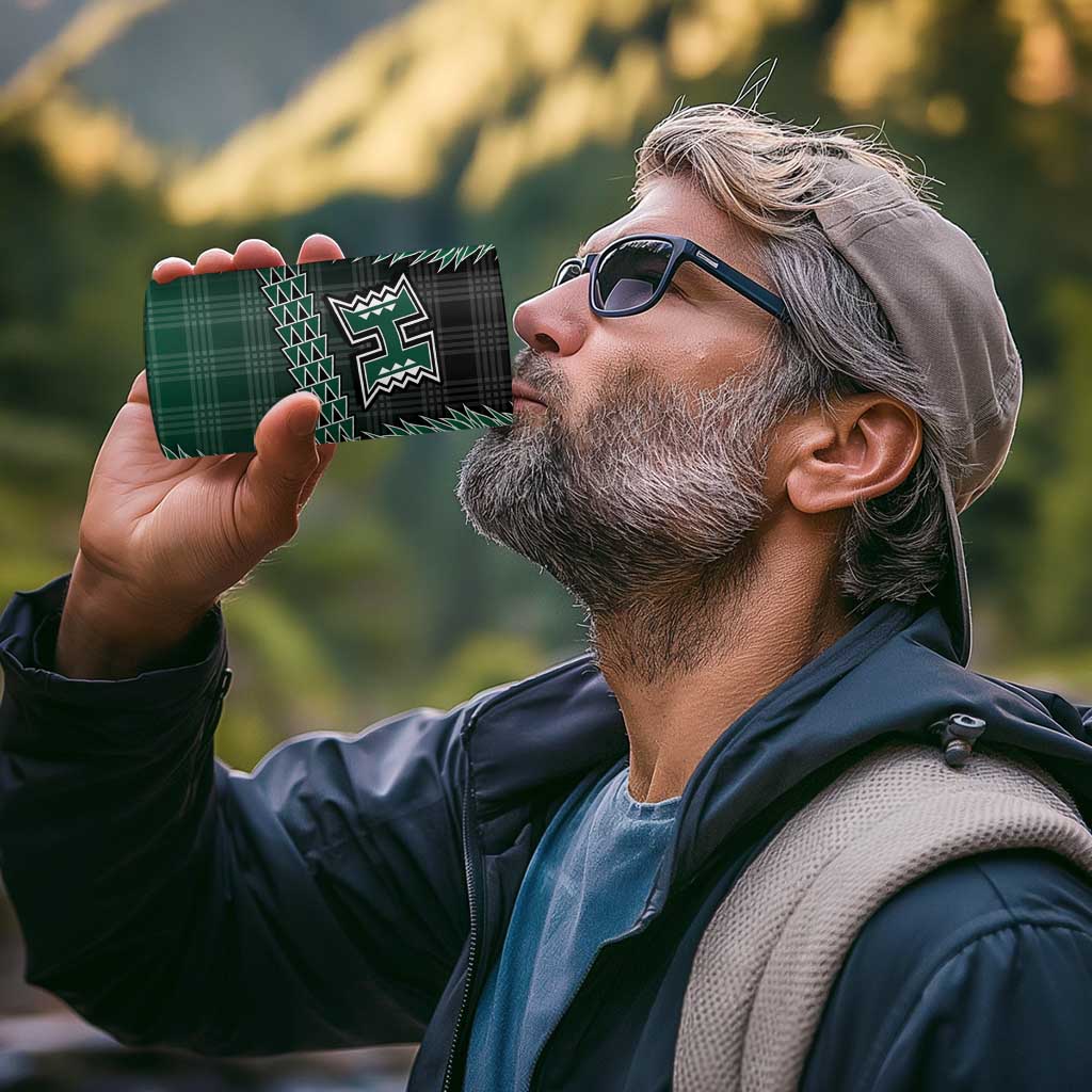 Rainbow Warriors Hawaii Palaka 4 in 1 Can Cooler Tumbler Maile Lei - Polynesian Pride