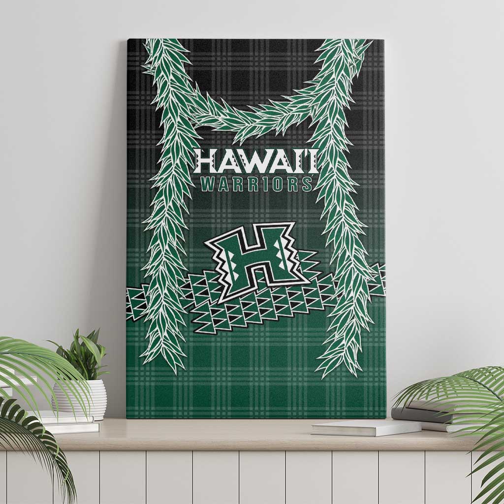 Rainbow Warriors Hawaii Palaka Canvas Wall Art Maile Lei - Polynesian Pride