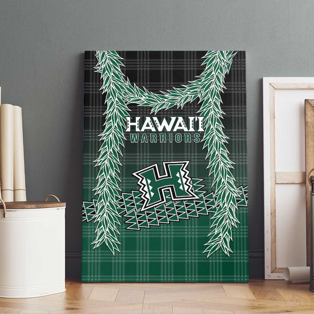 Rainbow Warriors Hawaii Palaka Canvas Wall Art Maile Lei - Polynesian Pride