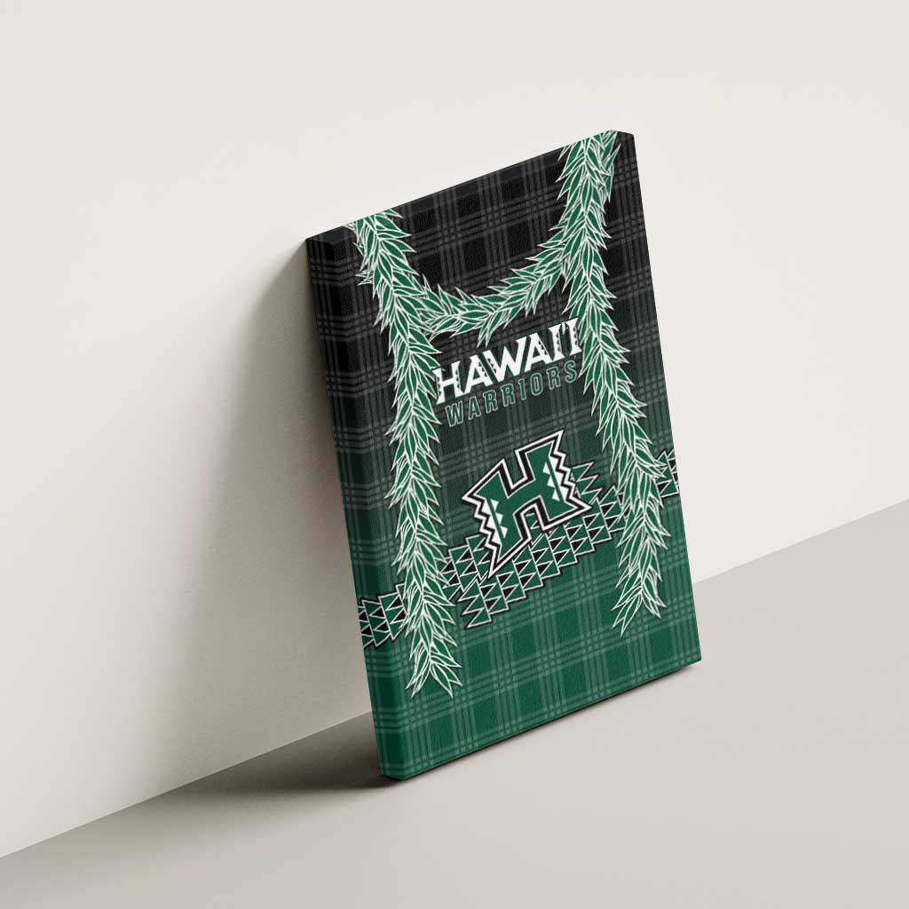 Rainbow Warriors Hawaii Palaka Canvas Wall Art Maile Lei - Polynesian Pride