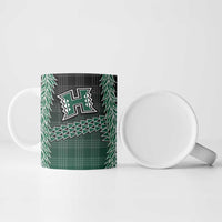 Rainbow Warriors Hawaii Palaka Ceramic Mug Maile Lei - Polynesian Pride