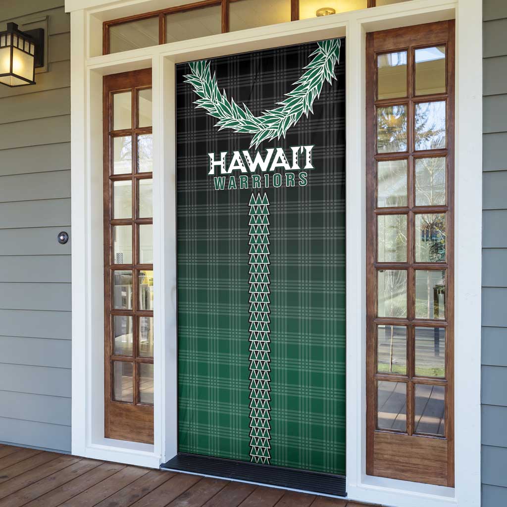 Rainbow Warriors Hawaii Palaka Door Cover Maile Lei - Polynesian Pride