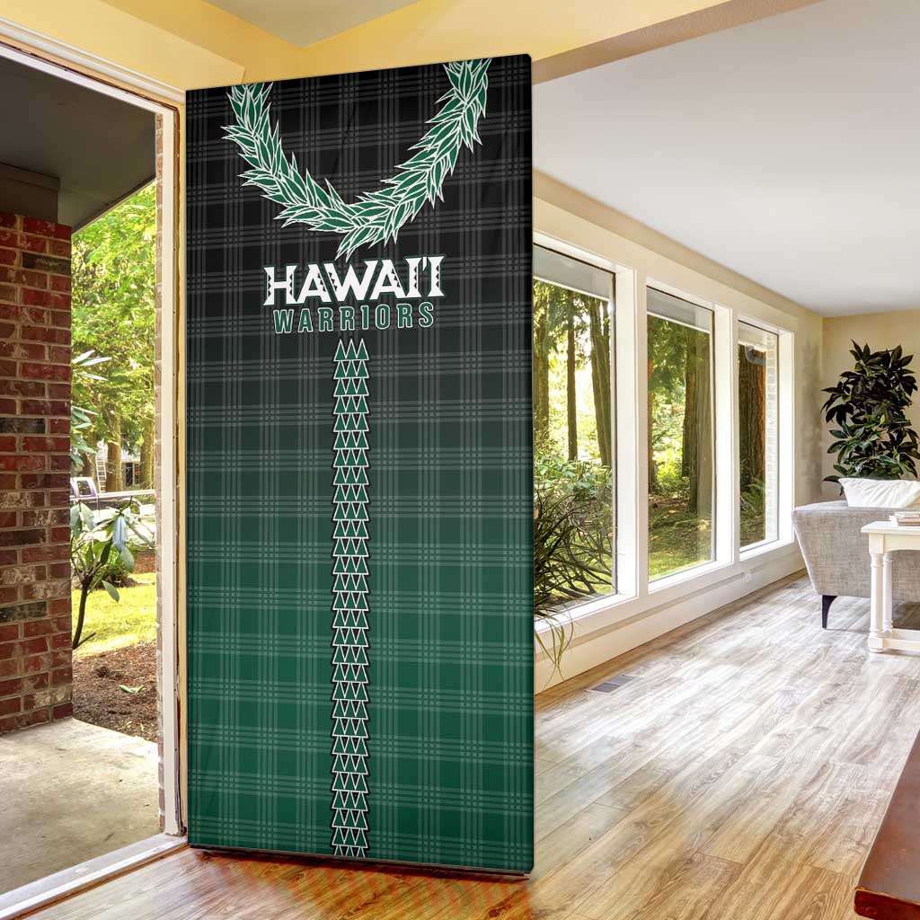Rainbow Warriors Hawaii Palaka Door Cover Maile Lei - Polynesian Pride