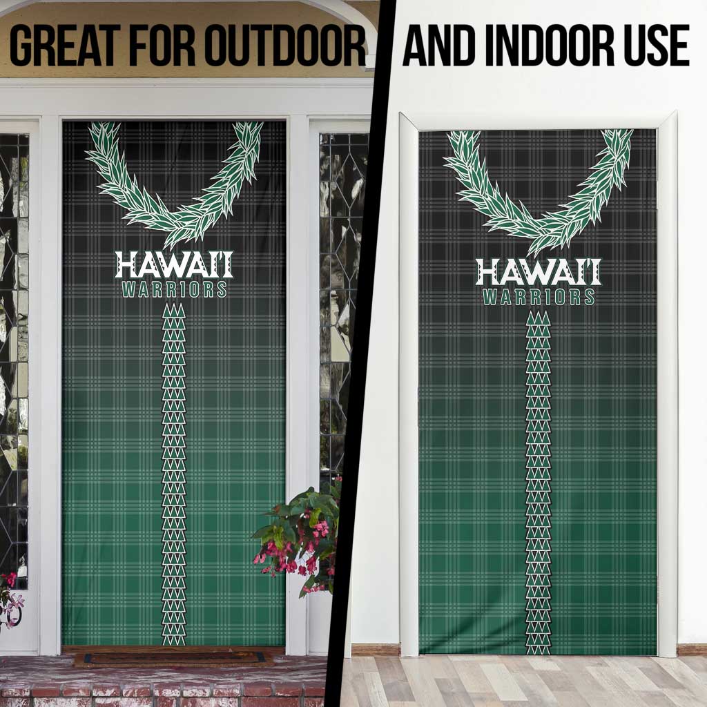 Rainbow Warriors Hawaii Palaka Door Cover Maile Lei - Polynesian Pride