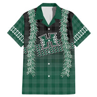 Rainbow Warriors Hawaii Palaka Family Matching Mermaid Dress and Hawaiian Shirt Maile Lei - Polynesian Pride