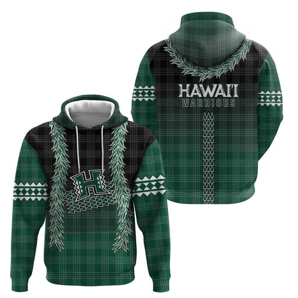 Rainbow Warriors Hawaii Palaka Hoodie Maile Lei - Polynesian Pride