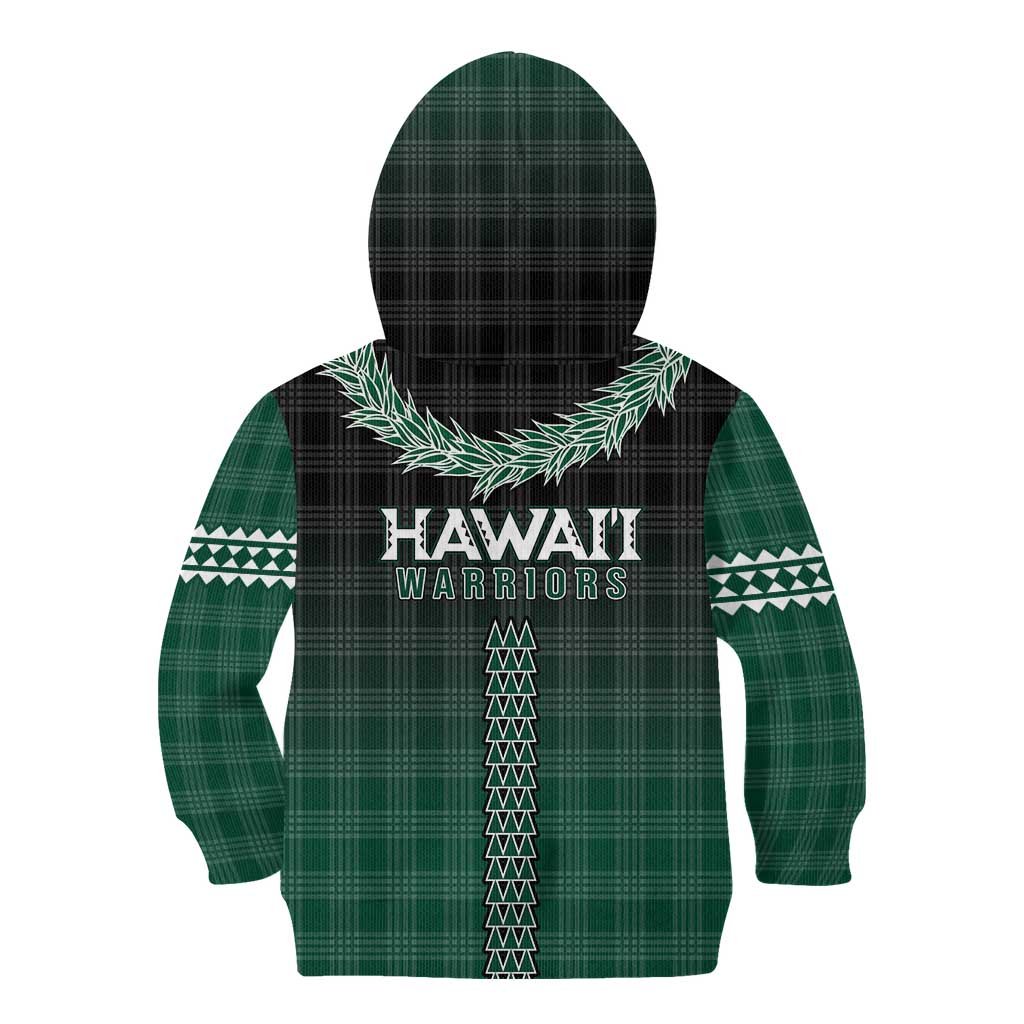 Rainbow Warriors Hawaii Palaka Kid Hoodie Maile Lei - Polynesian Pride