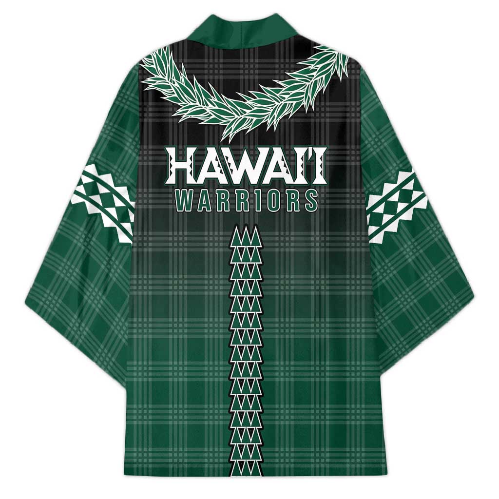 Rainbow Warriors Hawaii Palaka Kimono Maile Lei - Polynesian Pride