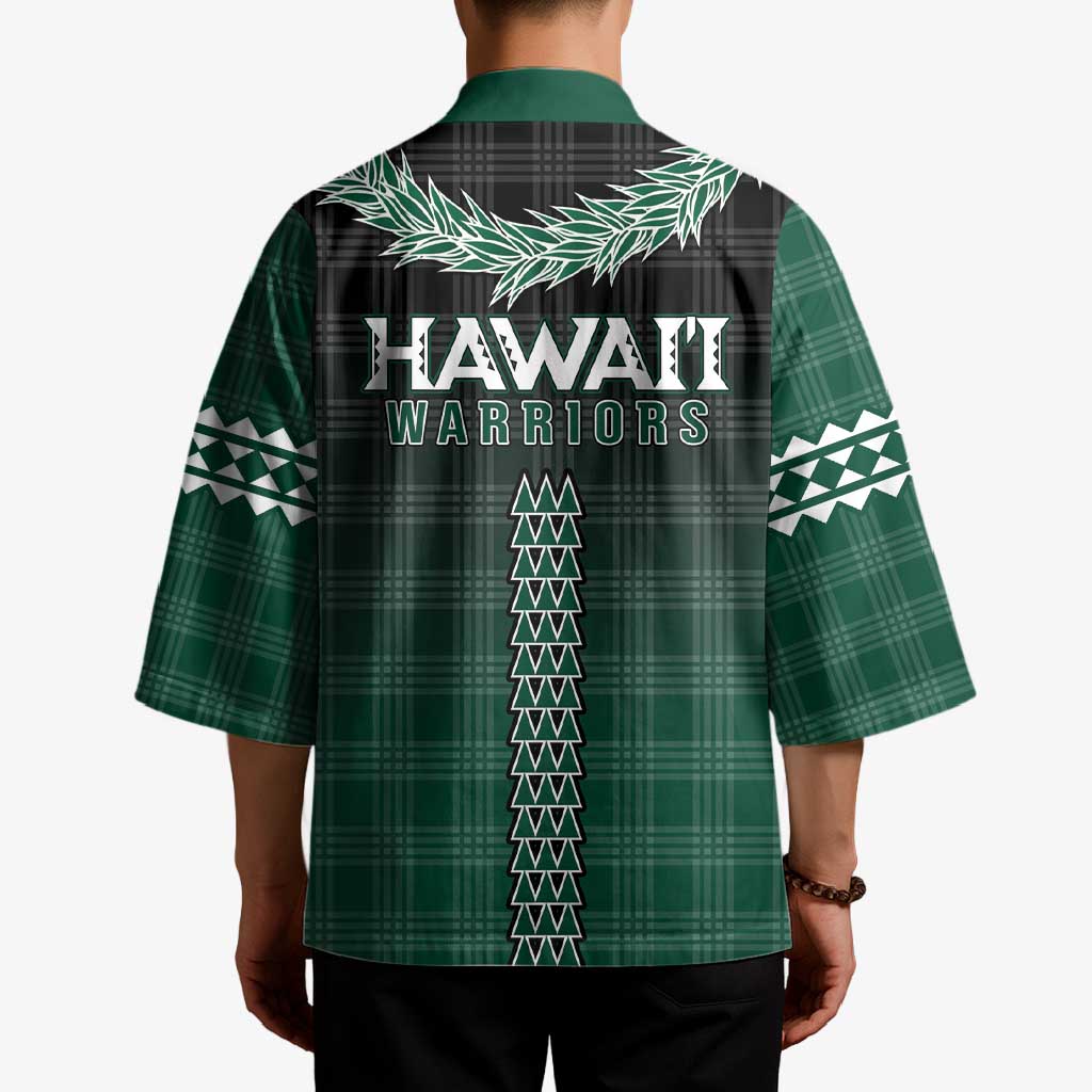Rainbow Warriors Hawaii Palaka Kimono Maile Lei - Polynesian Pride