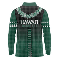 Rainbow Warriors Hawaii Palaka Long Sleeve Polo Shirt Maile Lei - Polynesian Pride