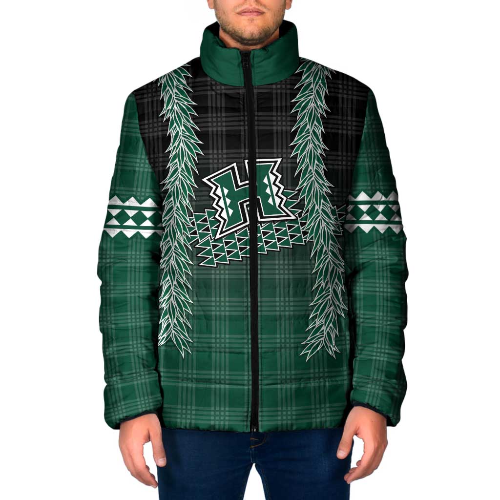 Rainbow Warriors Hawaii Palaka Padded Jacket Maile Lei - Polynesian Pride