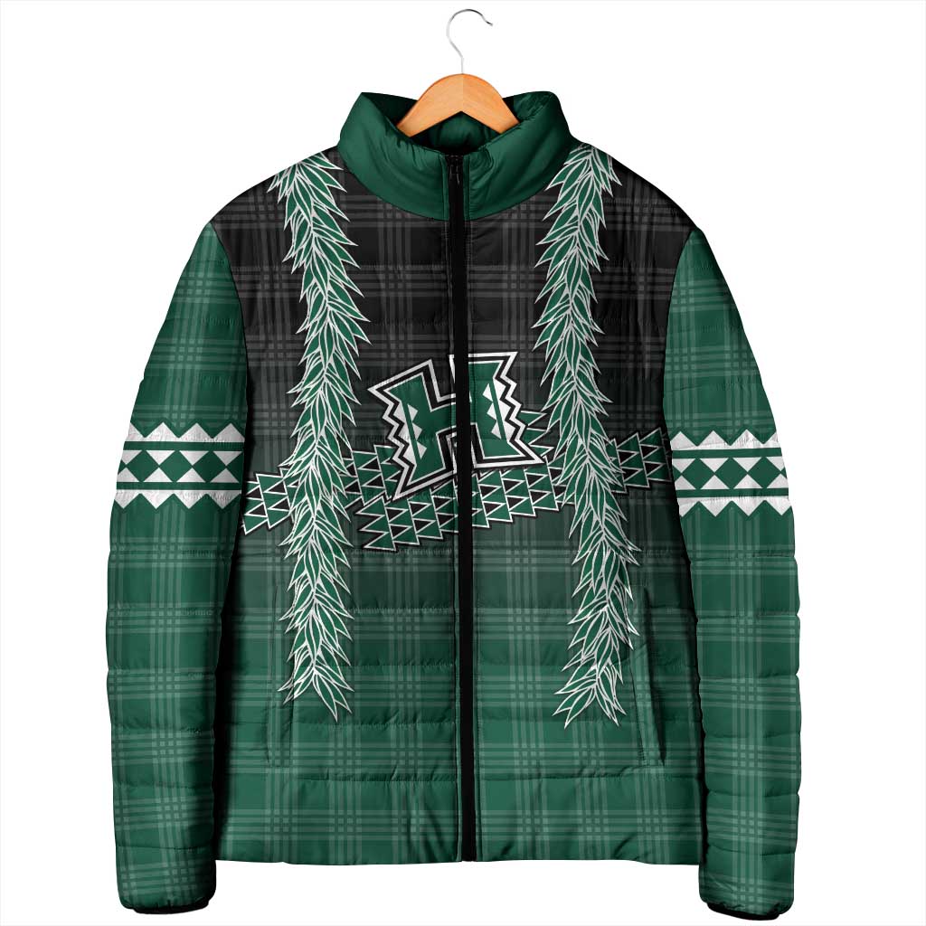 Rainbow Warriors Hawaii Palaka Padded Jacket Maile Lei - Polynesian Pride