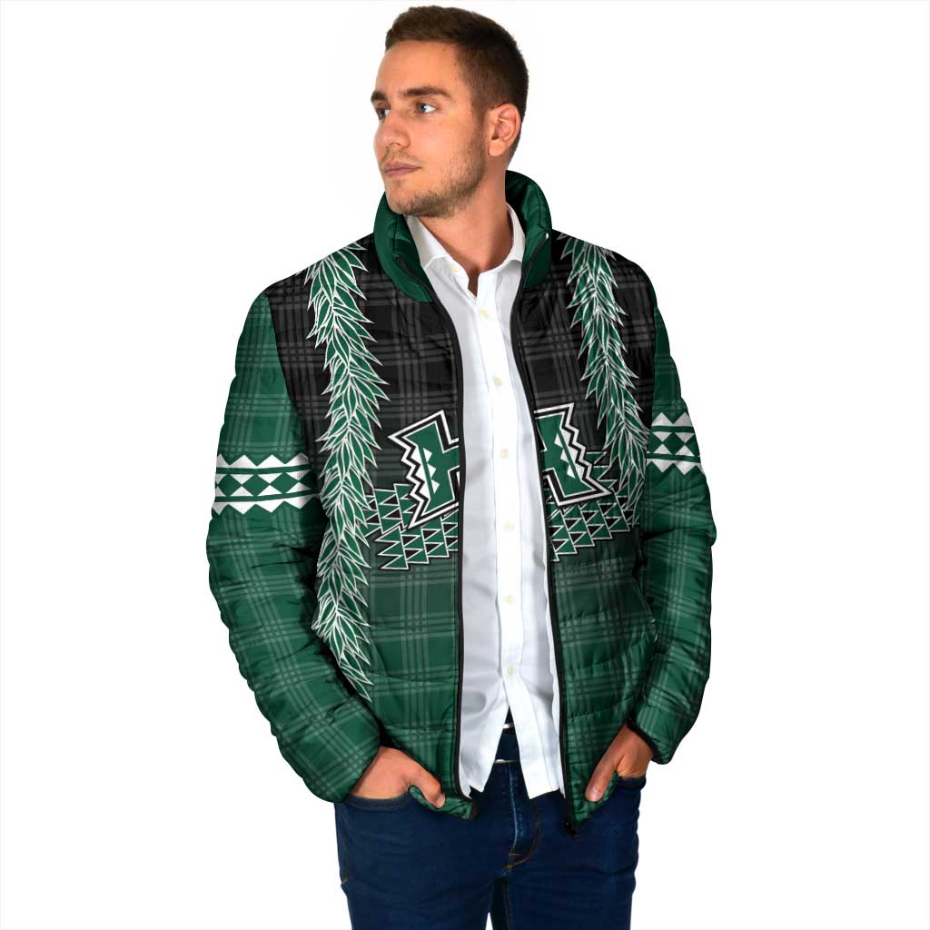 Rainbow Warriors Hawaii Palaka Padded Jacket Maile Lei - Polynesian Pride