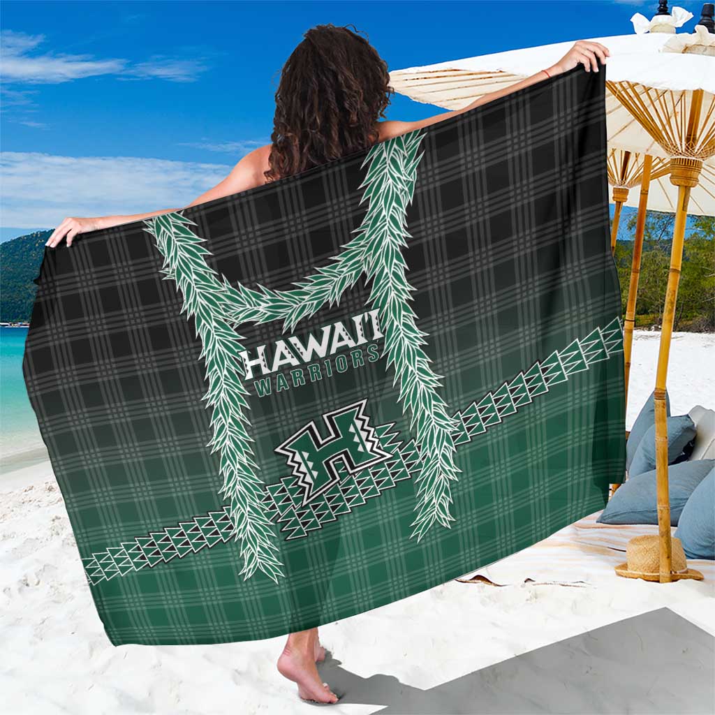 Rainbow Warriors Hawaii Palaka Sarong Maile Lei - Polynesian Pride