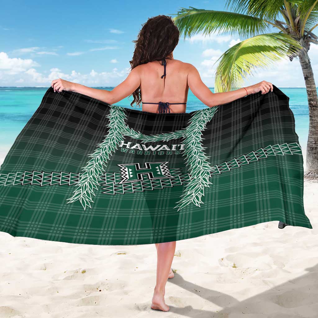 Rainbow Warriors Hawaii Palaka Sarong Maile Lei - Polynesian Pride