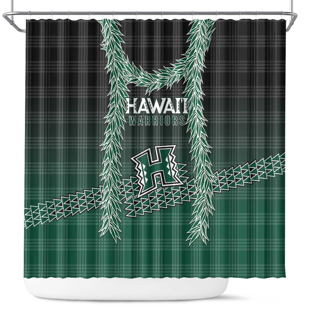Rainbow Warriors Hawaii Palaka Shower Curtain Maile Lei - Polynesian Pride