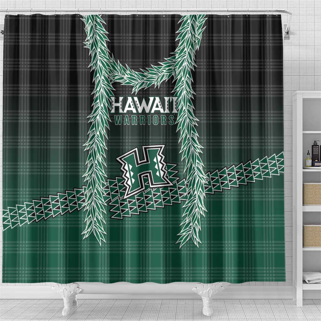 Rainbow Warriors Hawaii Palaka Shower Curtain Maile Lei - Polynesian Pride