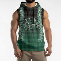 Rainbow Warriors Hawaii Palaka Sleeveless Hoodie Maile Lei - Polynesian Pride