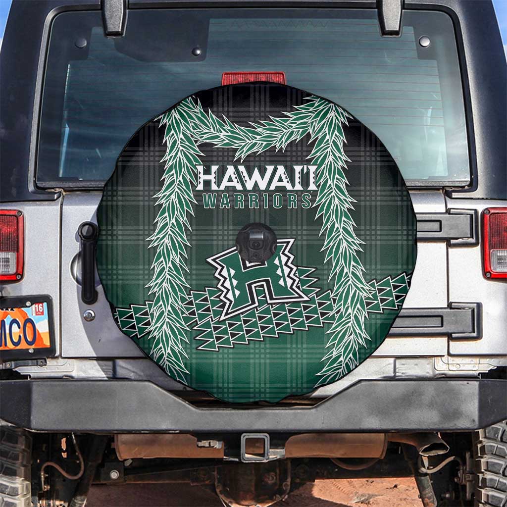Rainbow Warriors Hawaii Palaka Spare Tire Cover Maile Lei - Polynesian Pride