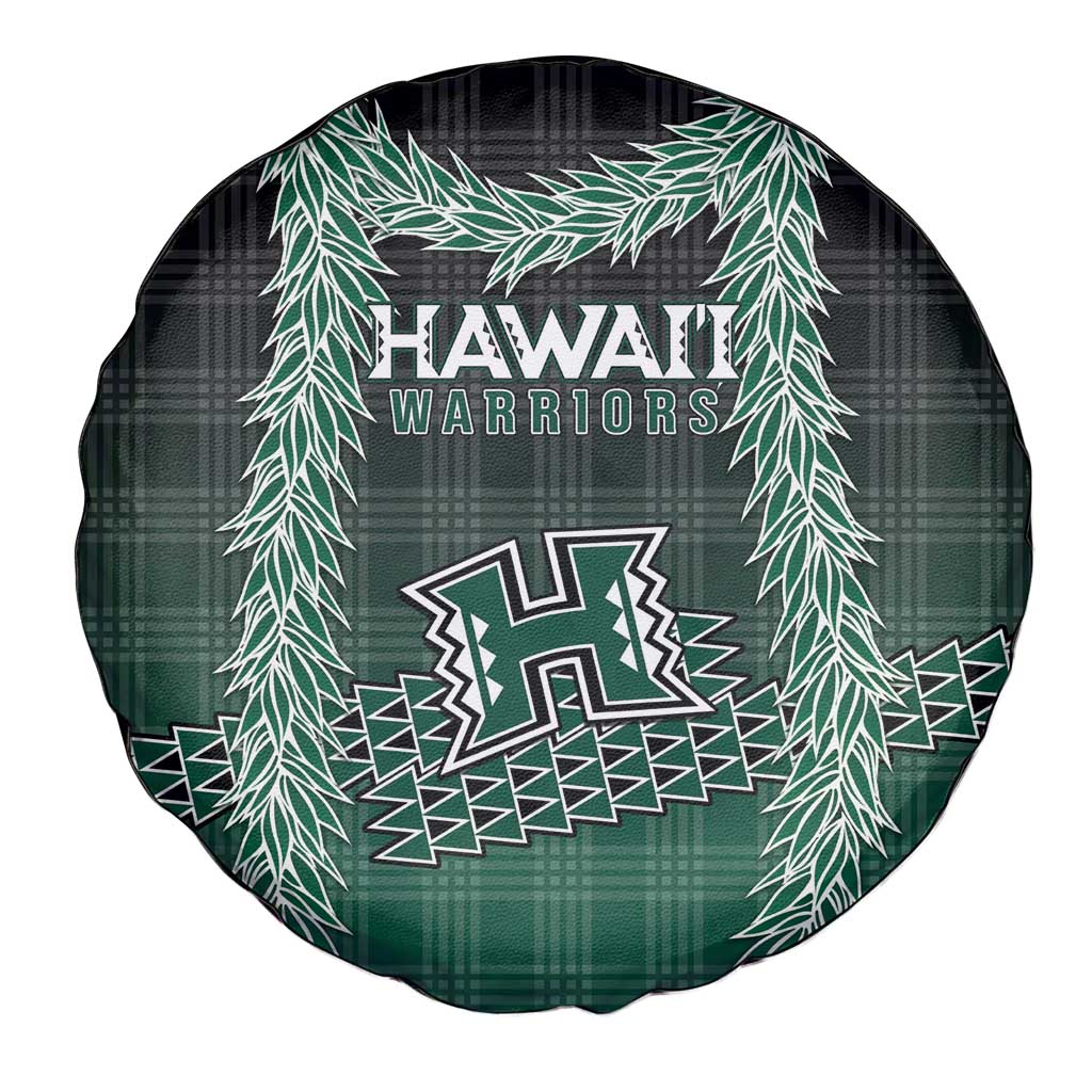 Rainbow Warriors Hawaii Palaka Spare Tire Cover Maile Lei - Polynesian Pride