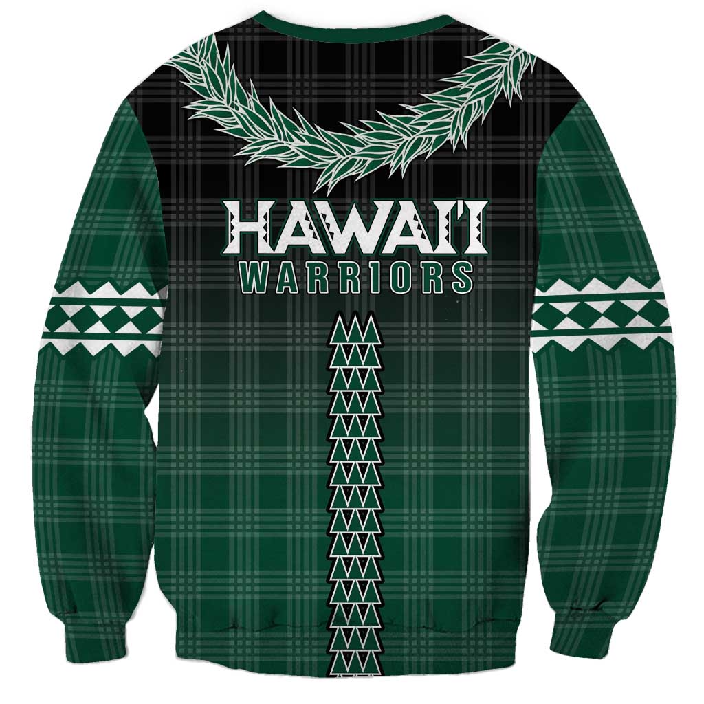 Rainbow Warriors Hawaii Palaka Sweatshirt Maile Lei - Polynesian Pride