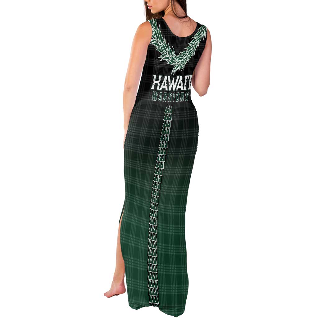 Rainbow Warriors Hawaii Palaka Tank Maxi Dress Maile Lei - Polynesian Pride