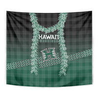 Rainbow Warriors Hawaii Palaka Tapestry Maile Lei - Polynesian Pride