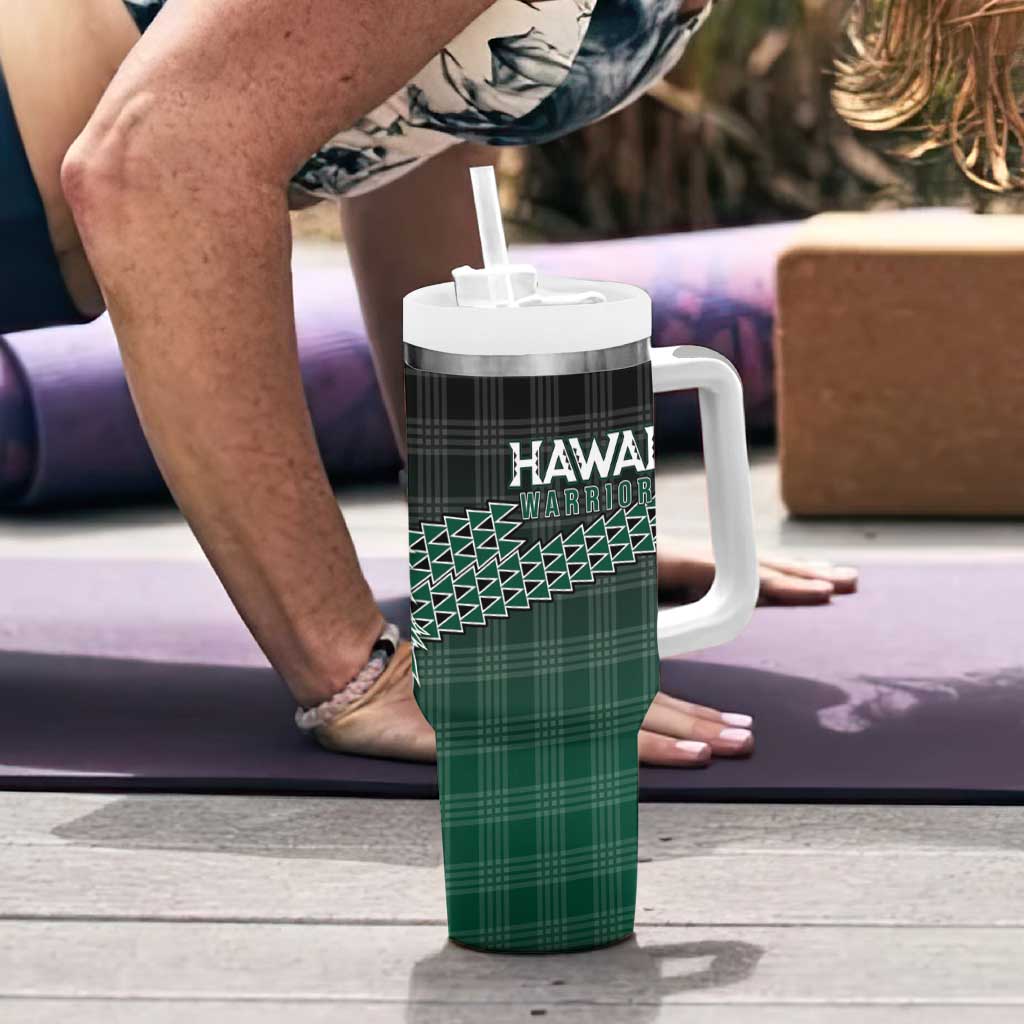 Rainbow Warriors Hawaii Palaka Tumbler With Handle Maile Lei - Polynesian Pride