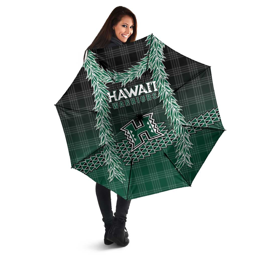 Rainbow Warriors Hawaii Palaka Umbrella Maile Lei - Polynesian Pride